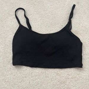 Aerie Black Crop Top